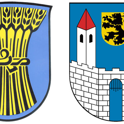 Bild vergr&ouml;&szlig;ern: Wappen St&auml;dtepartner Kornwestheim