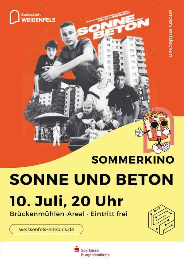 Bild vergr&ouml;&szlig;ern: Wei�enfelser Sommerkino: Sonne und Beton