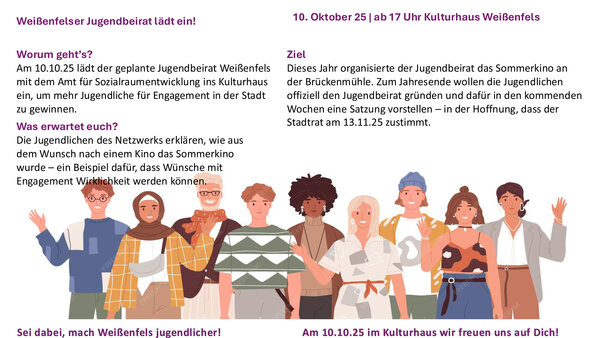 Bild vergrößern: Jugendbeirat Flyer