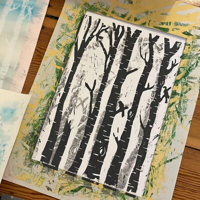 Bild vergr&ouml;&szlig;ern: Frauen machen Druck Kunstwerke